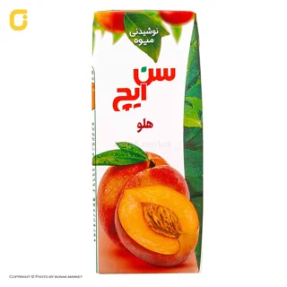 سن ایچ پاکتی هلو 1 لیتری