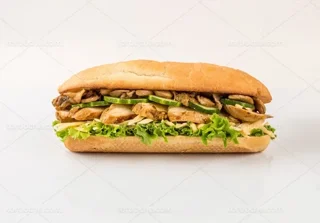 ساندویچ قارچ و مرغ