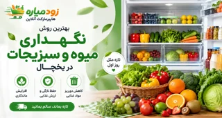 بهترین روش نگهداری میوه و سبزیجات در یخچال | افزایش ماندگاری و حفظ تازگی