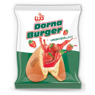 درنا برگر توت‌فرنگی