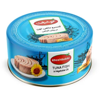 کنسرو تن ماهی خوشبخت ۱۸۰ گرم