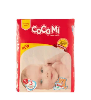 پوشک بچه کوکومی سایز3 5تا9 کیلوگرم 9 عددی