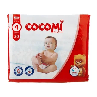 پوشک بچه کوکومی سایز4 8تا16 کیلوگرم 30 عددی