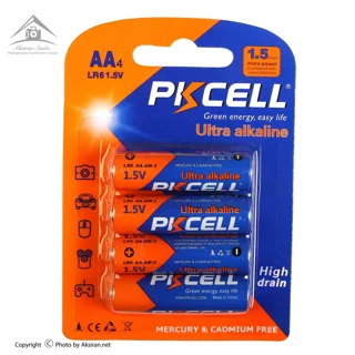 باتری قلمی AA پیکسل مدل Ultra Alkaline بسته 4 عددی