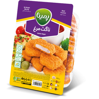 ناگت مرغ ۳۰۰ گرم پمینا