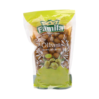 زیتون پاکتی ۸۵۰ گرم فامیلا