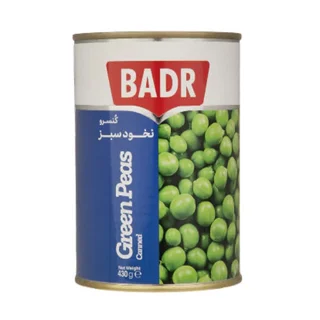 کنسرو نخود سبز بدر ۴۲۰ گرم