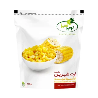 نوبر سبز ذرت شیرین منجمد  400 گرم