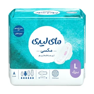مای لیدی نیمه ضخیم بالدار 8 عددی سایز L