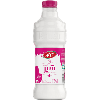 شیر کم چرب بطری ۱ لیتر کاله