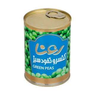 کنسرو نخود سبز ۳۹۰ گرم رعنا