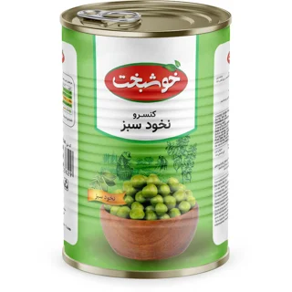کنسرو نخود سبز ۳۸۰ گرم خوشبخت
