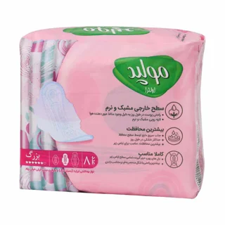 نوار بهداشتی مولپد ۸ عددی بزرگ