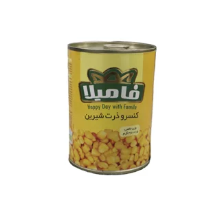 کنسرو ذرت شیرین ۳۸۰ گرم فامیلا
