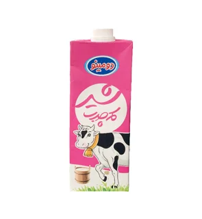 شیر کم چرب پاکتی ۱ لیتر دومینو
