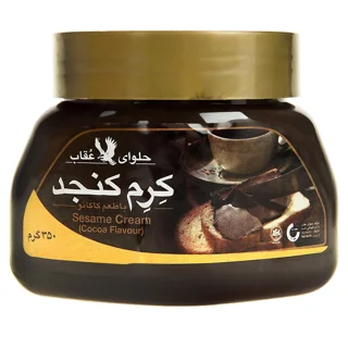 کرم کنجد کاکائویی ۳۵۰ گرم عقاب