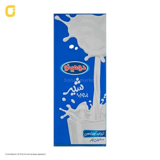 شیر پر چرب پاکتی ۲۰۰ میل دومینو