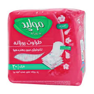 نوار بهداشتی مولپد ۲۰ عددی نازک