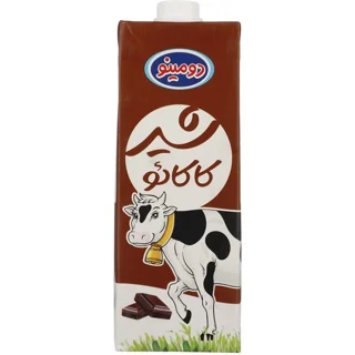 شیر کاکائو پاکتی ۱ لیتری دومینو