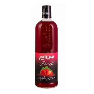 سن ایچ سیروپ طعم دار توت فرنگی 820 میل