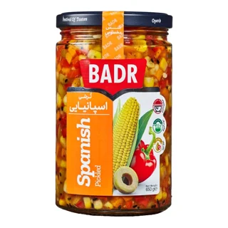ترشی مخلوط اسپانیایی ۶۵۰ گرم بدر