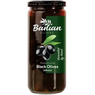 زیتون سیاه با هسته ۴۶۰ گرم بانیان