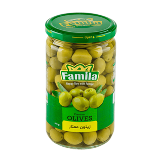 زیتون ممتاز با هسته ۶۵۰ گرم فامیلا