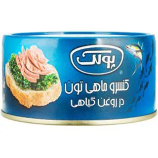 تن ماهی در روغن گیاهی ۱۲۰ گرم پولک