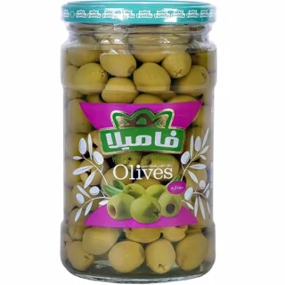 زیتون ویژه بدون هسته ۶۲۰ گرم فامیلا
