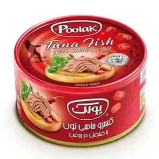 تن ماهی با فلفل در روغن ۱۸۰ گرم پولک