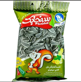 سنجابک تخمه آفتابگردان طعم موهیتو ۹۲گرم