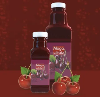 مگابیز نوشیدنی با طعم آلبالو ۲۹۰ میل پت