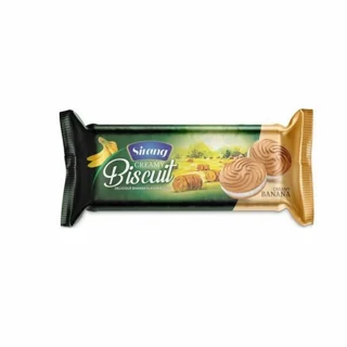 بیسکوئیت کرمدار با طعم موز ۱۱۰ گرم سیرنگ