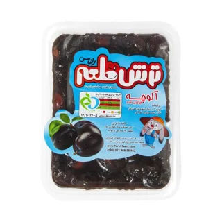 آلوچه جنگلی ظرفی مینی مخصوص ترش طعم ۷۰گرم