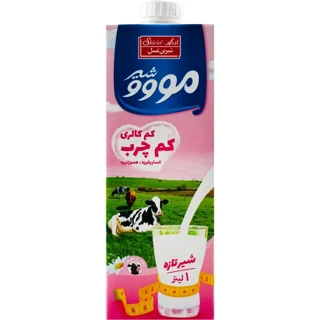 شیر کم چرب کم کالری مووو ۱ لیتر شیرین عسل