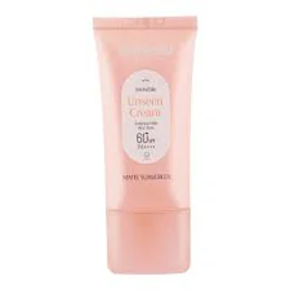 ضد آفتاب کرمی مات بی رنگ ۶۰ spf ویت یو