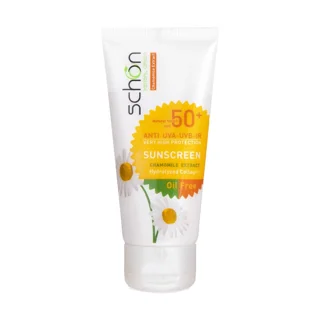 شون کرم ضدآفتاب فاقد چربی spf50 بژ کمرنگ ۵۰ میل