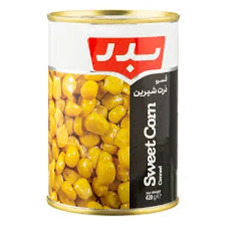 کنسرو ذرت شیرین ۴۲۰ گرم بدر