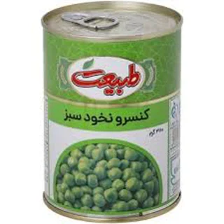 کنسرو نخود سبز ۳۸۰ گرم طبیعت