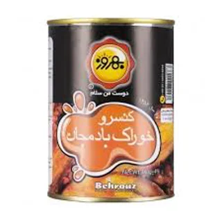 کنسرو خوراک بادمجان بهروز ۳۸۰ گرم