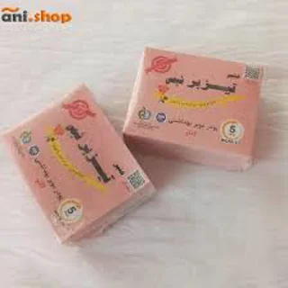 پودر موبر بهداشتی ۲ قلو عنبر شیمی دوبسته ۸۰ گرمی