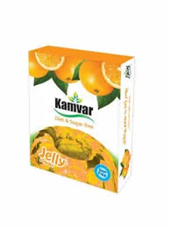 کامور پودر ژله رژیمی و بدون قند پرتقالی
