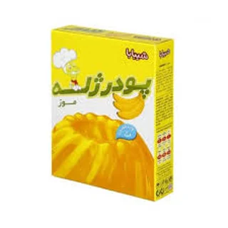 شیبابا پودر ژله موزی